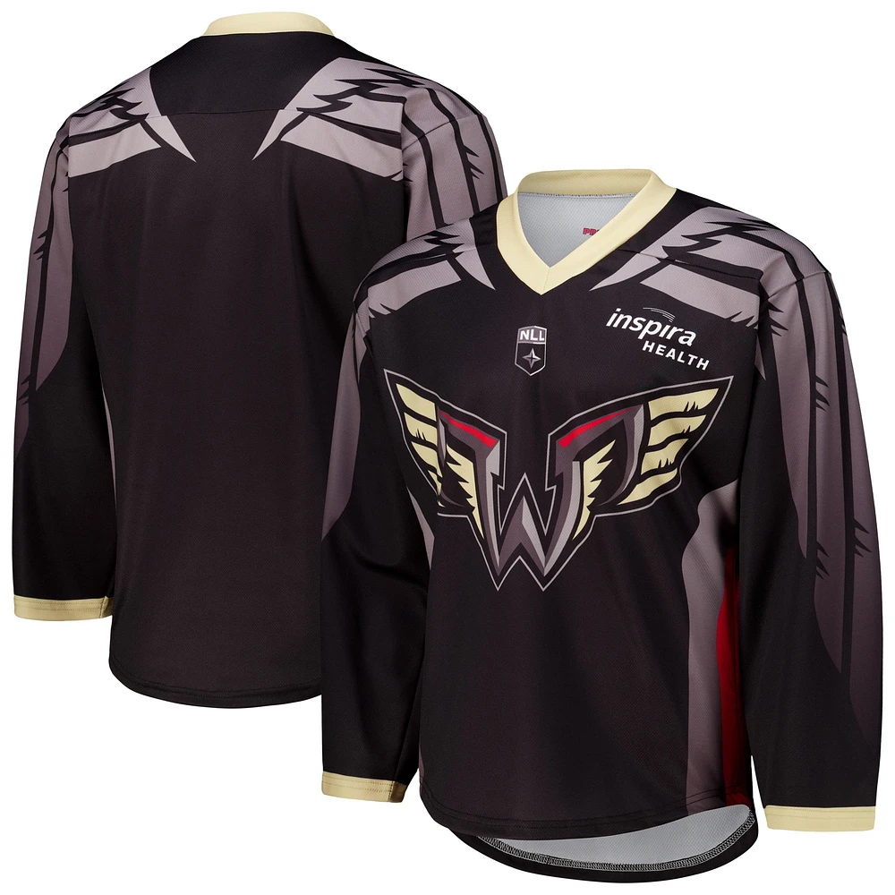 Men's Black/Gray Philadelphia Wings Replica Jersey
