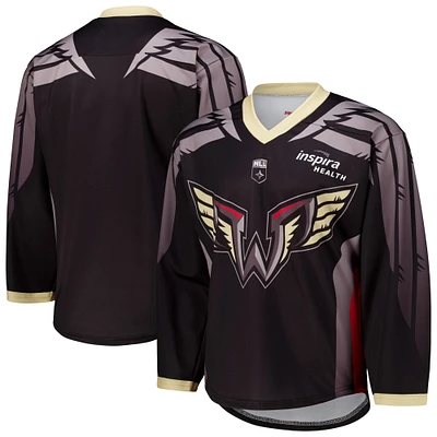 Men's Black/Gray Philadelphia Wings Replica Jersey