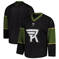 Men's Black/Green Rochester Knighthawks Replica Jersey