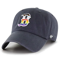 Men's '47 Navy Boston Red Sox Pride Clean Up Adjustable Hat