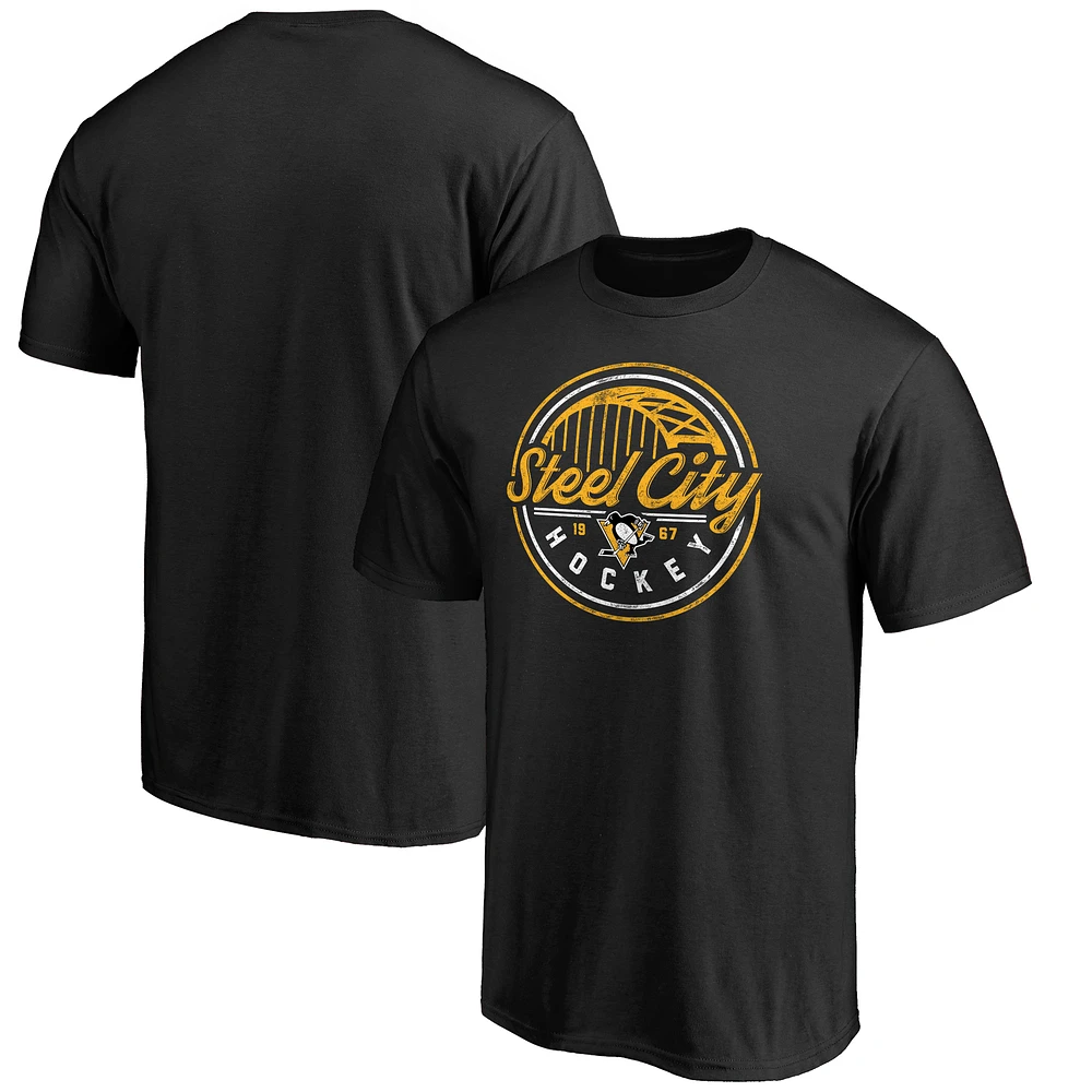 Men's Black Pittsburgh Penguins Core Hometown T-Shirt