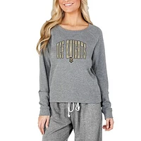 Women's Concepts Sport Gray UCF Knights Mainstream Terry Long Sleeve T-Shirt