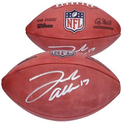 Josh Allen Buffalo Bills Autographed Wilson Duke Full Color Pro Football