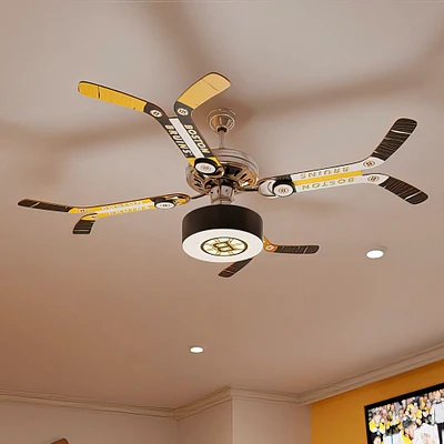 Boston Bruins Mismatched Double Stick Ceiling Fan
