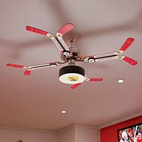 Chicago Blackhawks Team Double Stick Ceiling Fan