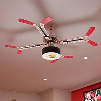 Chicago Blackhawks Team Double Stick Ceiling Fan