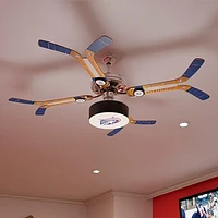 Columbus Blue Jackets Double Stick Home Ceiling Fan