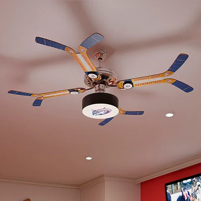 Columbus Blue Jackets Double Stick Home Ceiling Fan