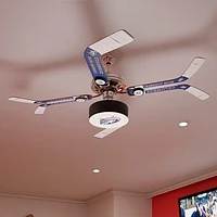 Columbus Blue Jackets Split Stick Team Home Ceiling Fan