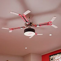 Detroit Red Wings Double Stick Team Home Ceiling Fan