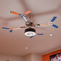 New York Islanders Mismatched Double Stick Ceiling Fan