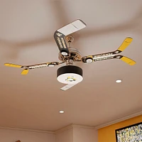 Pittsburgh Penguins Split Stick Team Home Ceiling Fan