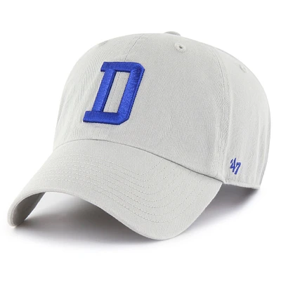 Men's '47 Gray Dallas Cowboys Clean Up Adjustable Hat