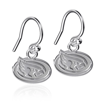 Dayna Designs Iowa State Cyclones Silver Dangle Earrings