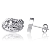 Dayna Designs Florida Gators Silver Post Earrings