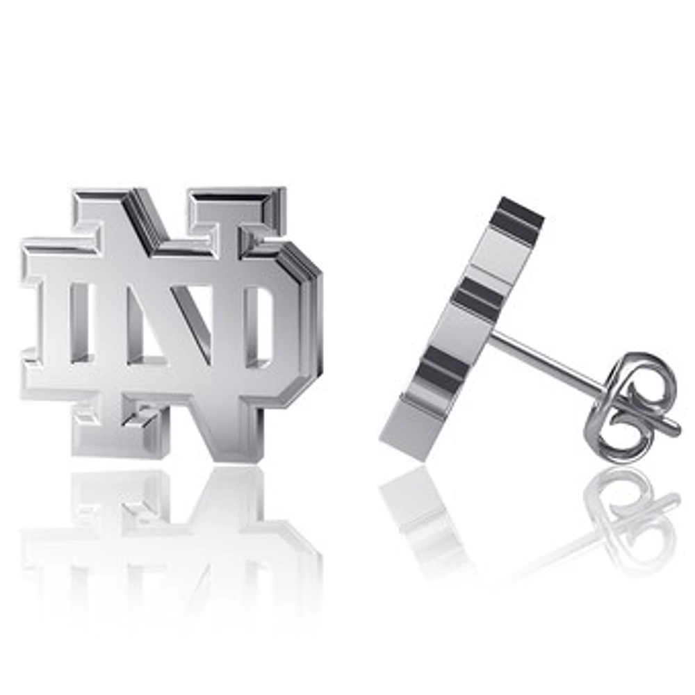 Dayna Designs Notre Dame Fighting Irish Silver Post Earrings