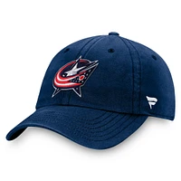 Men's Fanatics Navy Columbus Blue Jackets Core Primary Logo Adjustable Hat