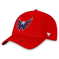 Men's Fanatics Red Washington Capitals Core Primary Logo Flex Hat