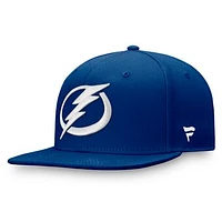 Men's Fanatics Blue Tampa Bay Lightning Core Primary Logo Snapback Hat