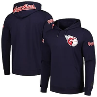 Men's Pro Standard Navy Cleveland Guardians Team Logo Pullover Hoodie