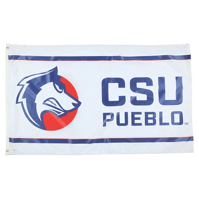 WinCraft Colorado State Pueblo Thunderwolves 3' x 5' Logo One-Sided Flag