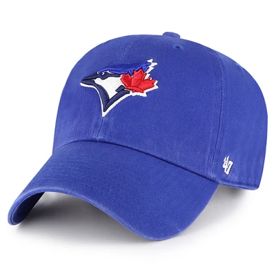 Youth '47 Royal Toronto Blue Jays Team Logo Clean Up Adjustable Hat