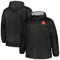 Men's Dunbrooke Black Cleveland Browns Big & Tall Legacy Stadium Full-Zip Jacket