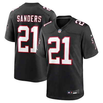 Men's Nike Deion Sanders  Black Atlanta Falcons Alternate Retired Player Game Jersey