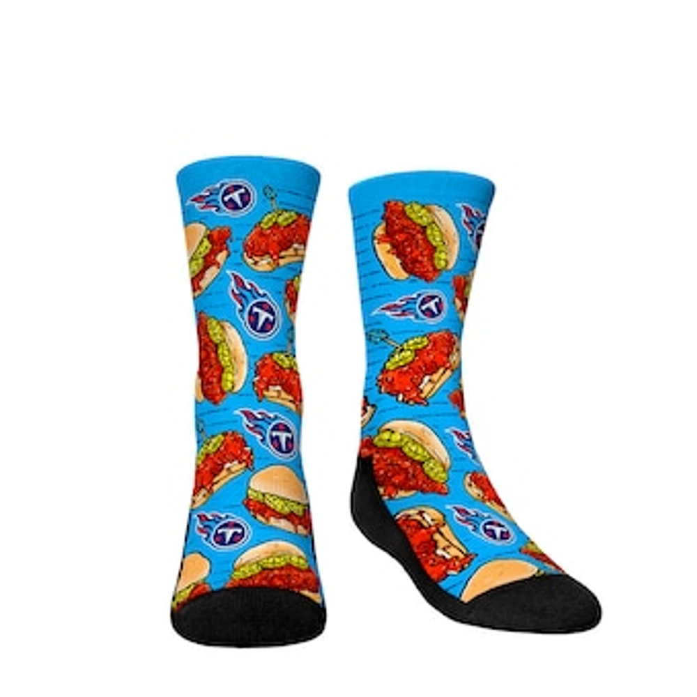 Youth Rock Em Socks Tennessee Titans Localized Food Crew Socks