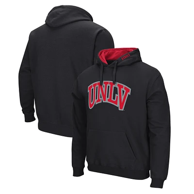 Men's Colosseum UNLV Rebels Arch and Logo Pullover Hoodie