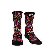 Youth Rock Em Socks Arizona Coyotes Logo Sketch Crew Socks