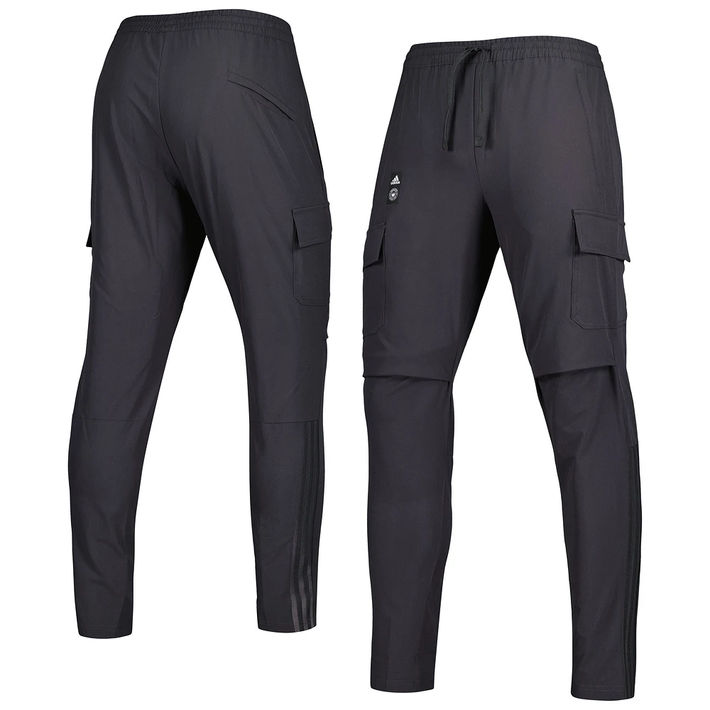 Men's adidas Black Charlotte FC Travel Pants