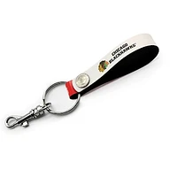 Chicago Blackhawks Personalized Leather Loop Keychain