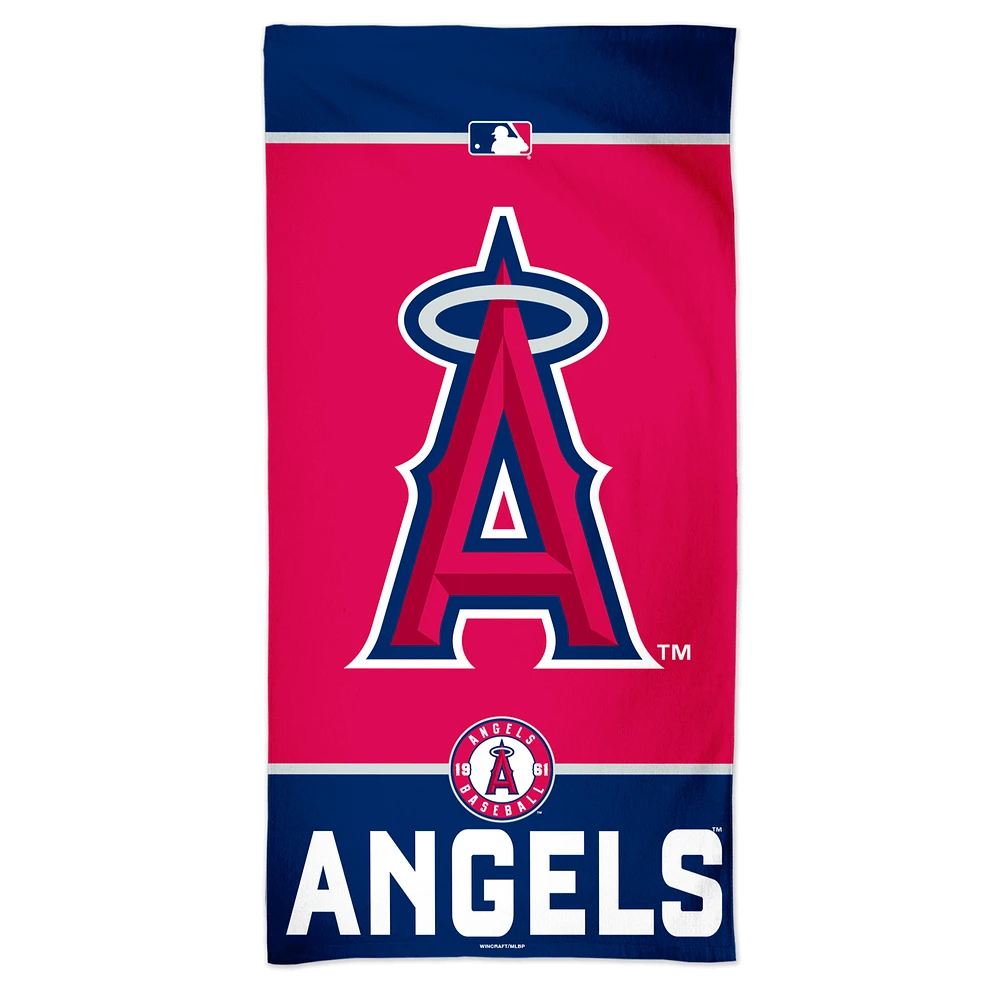 WinCraft Los Angeles Angels 30" x 60" Fiber Beach Towel