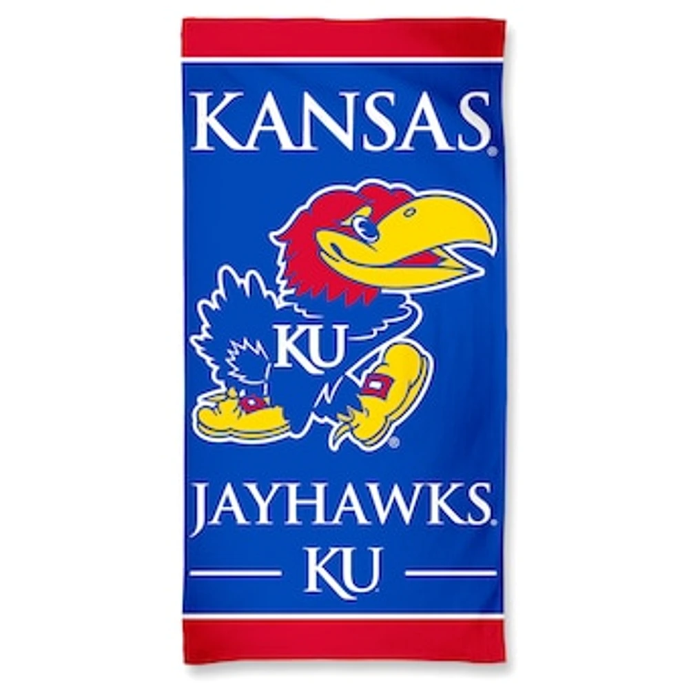 WinCraft Kansas Jayhawks 30" x 60" Fiber Beach Towel