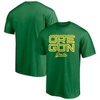 Men's Fanatics Green Oregon Ducks Flying Since 1876 Hometown Collection T-Shirt