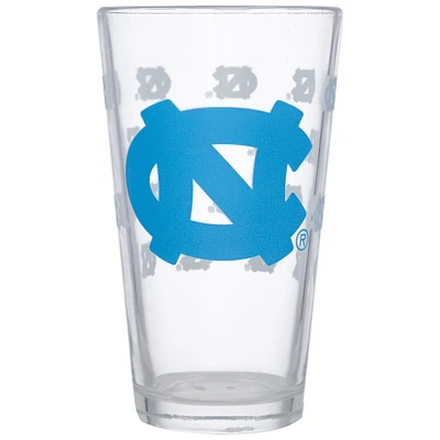 North Carolina Tar Heels 16oz. Allover Logo Pint Glass