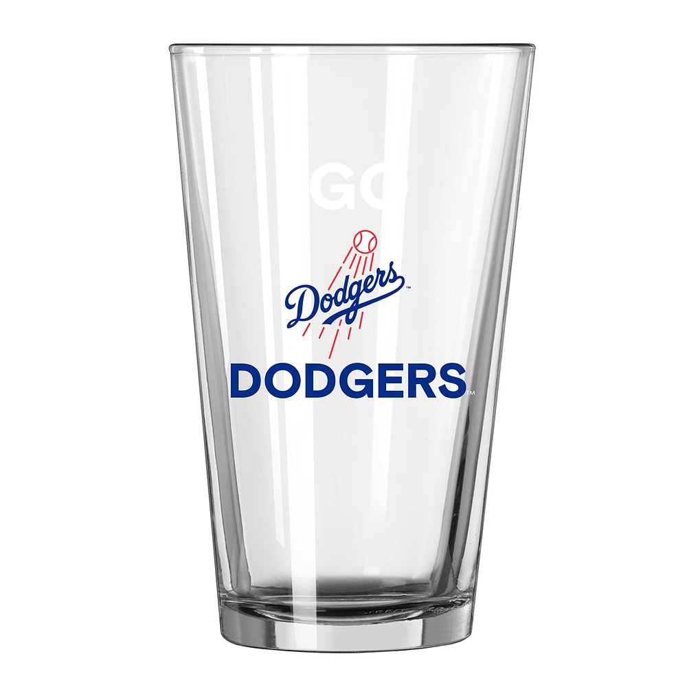 Los Angeles Dodgers 16oz. Team Slogan Pint Glass