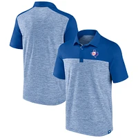 Men's Fanatics Royal Texas Rangers True Classics Avid Fan Brushed Polo