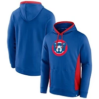 Men's Fanatics Royal Chicago Cubs True Classics Fanarama Pullover Hoodie