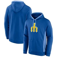 Men's Fanatics Royal Seattle Mariners True Classics Fanarama Pullover Hoodie