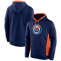 Men's Fanatics Navy Detroit Tigers True Classics Fanarama Pullover Hoodie