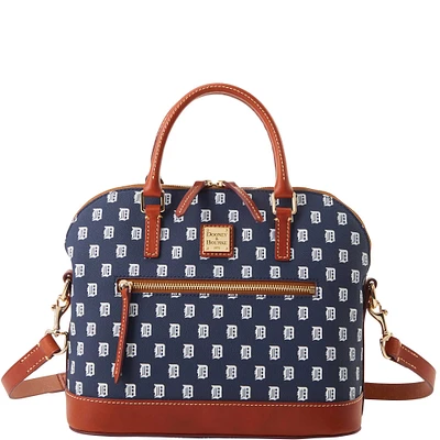 Dooney & Bourke Detroit Tigers Signature Domed Zip Satchel Purse