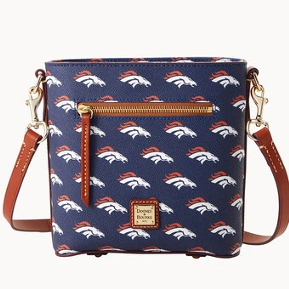 Dooney & Bourke Denver Broncos Signature Small Zip Crossbody Purse