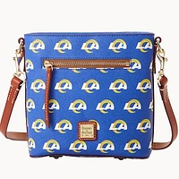 Dooney & Bourke Los Angeles Rams Signature Small Zip Crossbody Purse