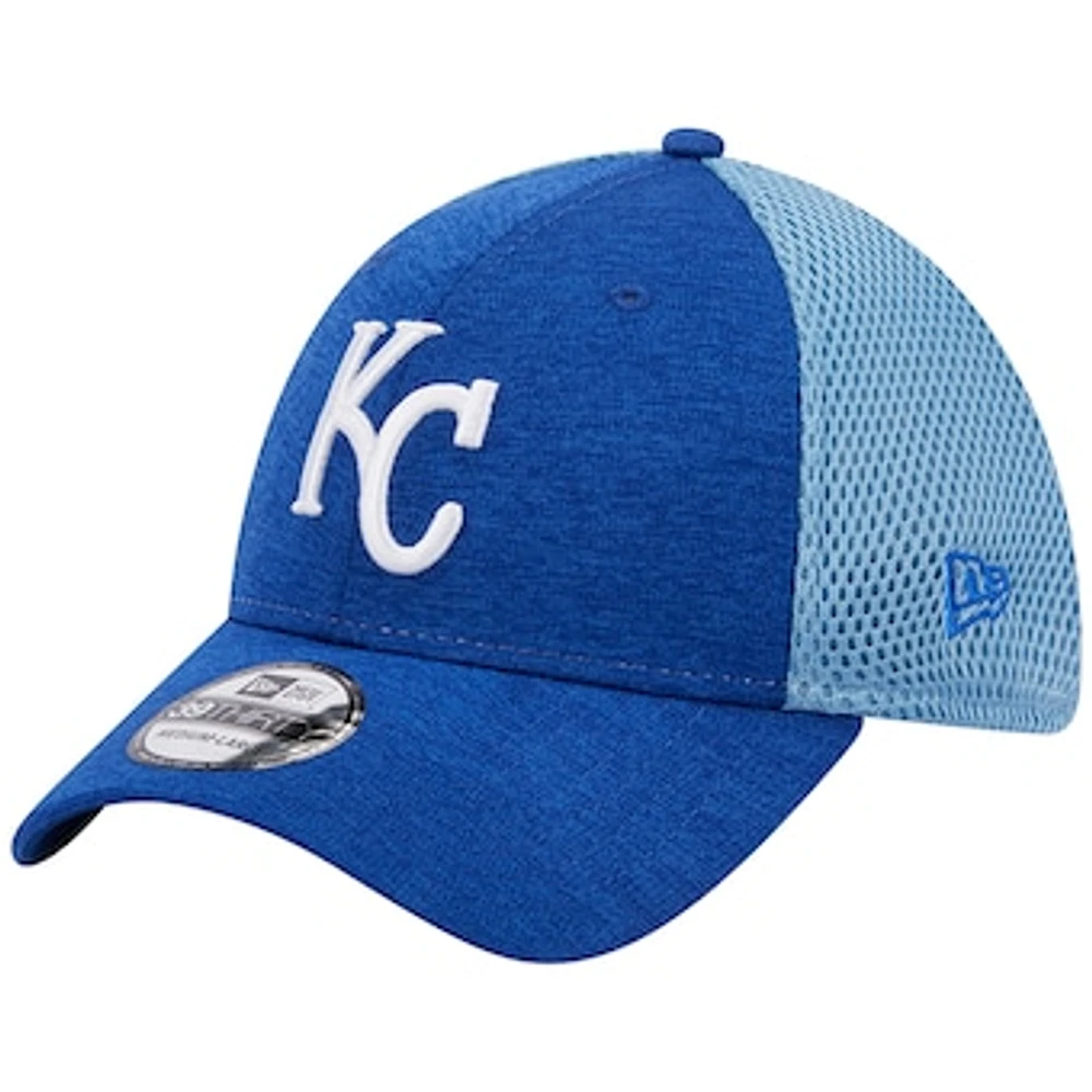 Men's New Era Royal Kansas City Royals Shadow Neo 39THIRTY Flex Hat