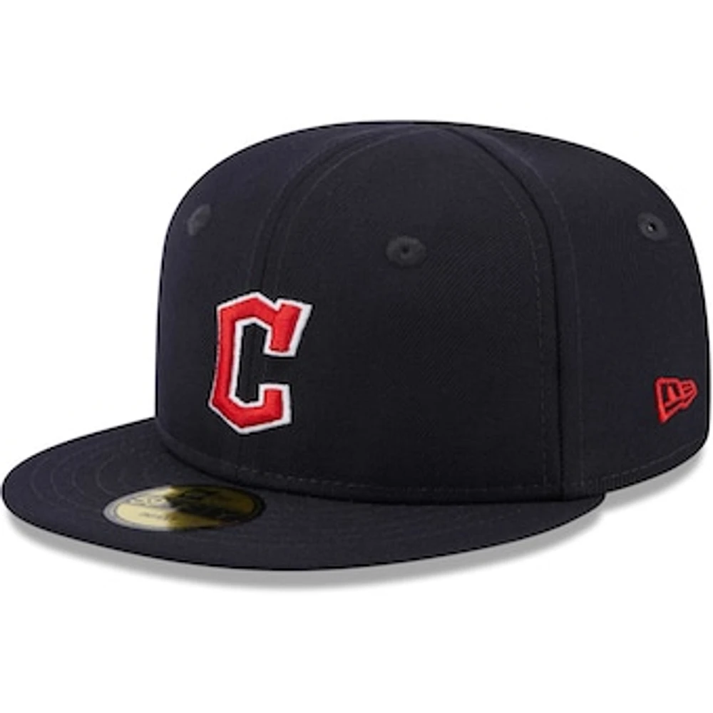 Infant New Era Navy Cleveland Guardians My First 59FIFTY Fitted Hat