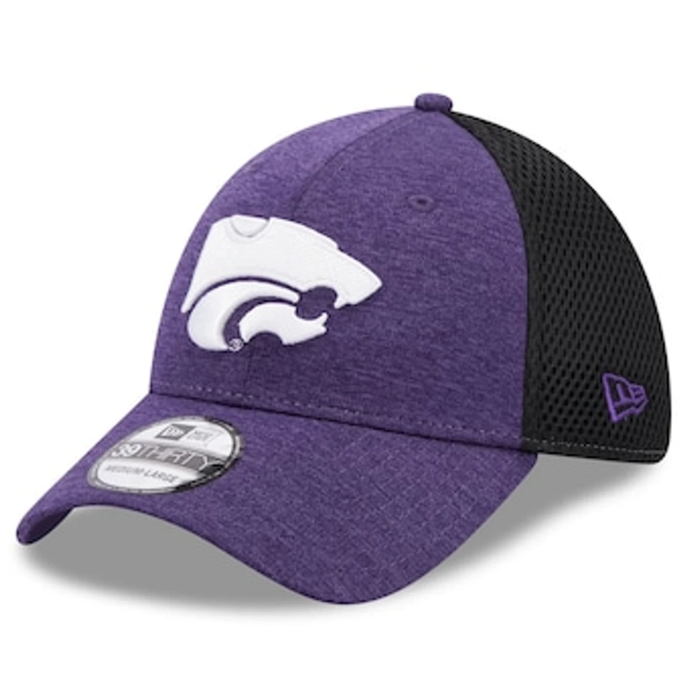 Men's New Era Purple Kansas State Wildcats Shadowed Neo 39THIRTY Flex Hat