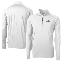 Men's Cutter & Buck Notre Dame Fighting Irish Adapt Eco Knit Quarter-Zip Pullover Jacket