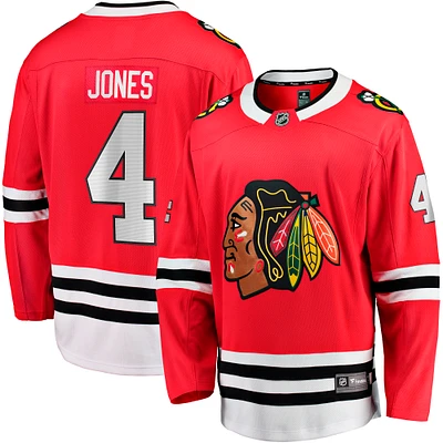 Men's Fanatics Seth Jones Red Chicago Blackhawks Home Breakaway Player Jersey